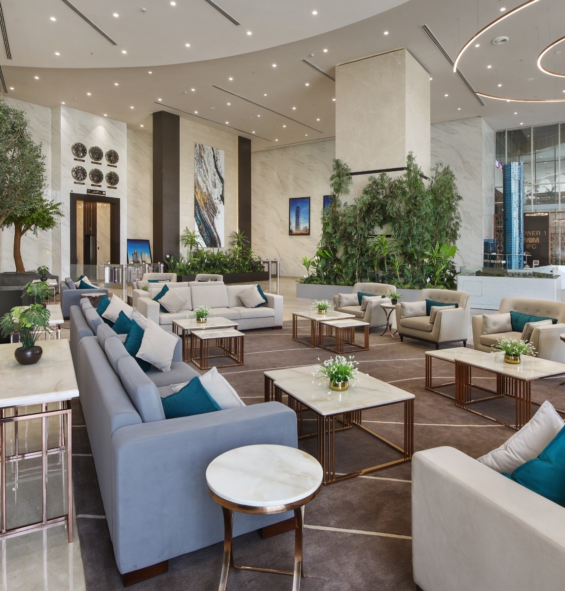 IFC T1 Lobby, Gurugram